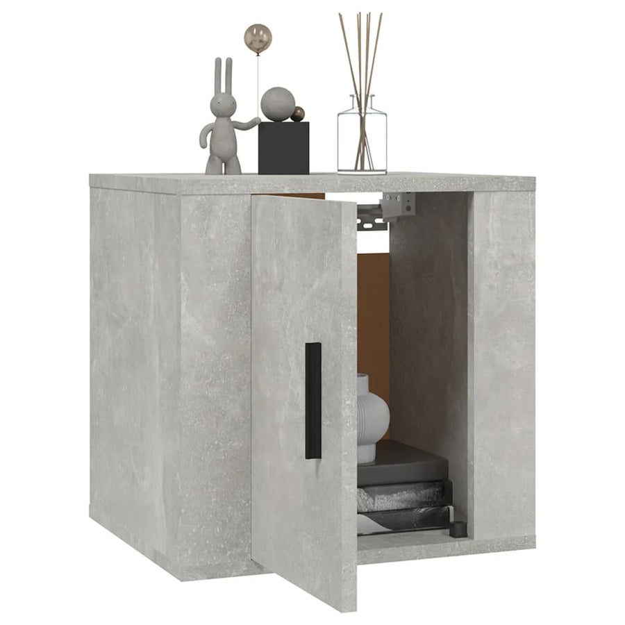 Tv-Wandmeubel 40X34,5X40 Cm 1 40 x 34.5 x 40 cm Betongrijs