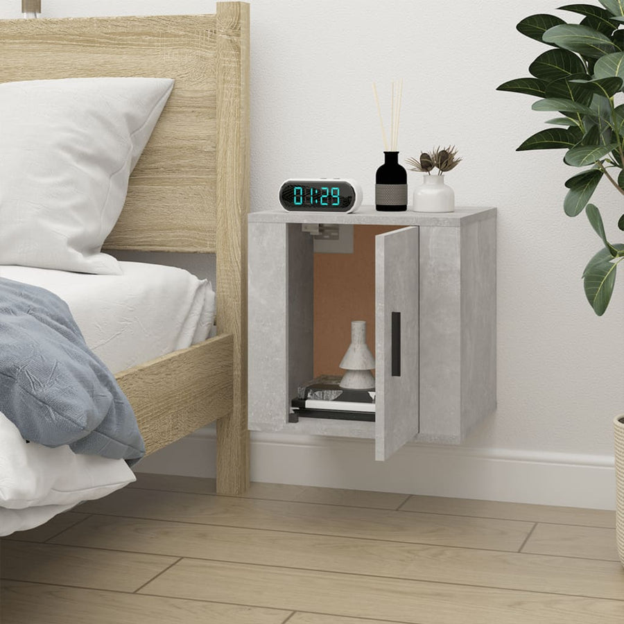 Tv-Wandmeubel 40X34,5X40 Cm 1 40 x 34.5 x 40 cm Betongrijs