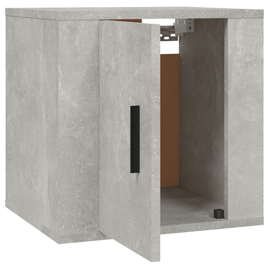 Tv-Wandmeubel 40X34,5X40 Cm 1 40 x 34.5 x 40 cm Betongrijs