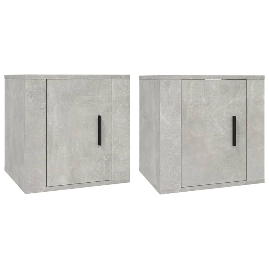 Tv-Wandmeubels 40X34,5X40 Cm 2 40 x 34.5 x 40 cm Betongrijs
