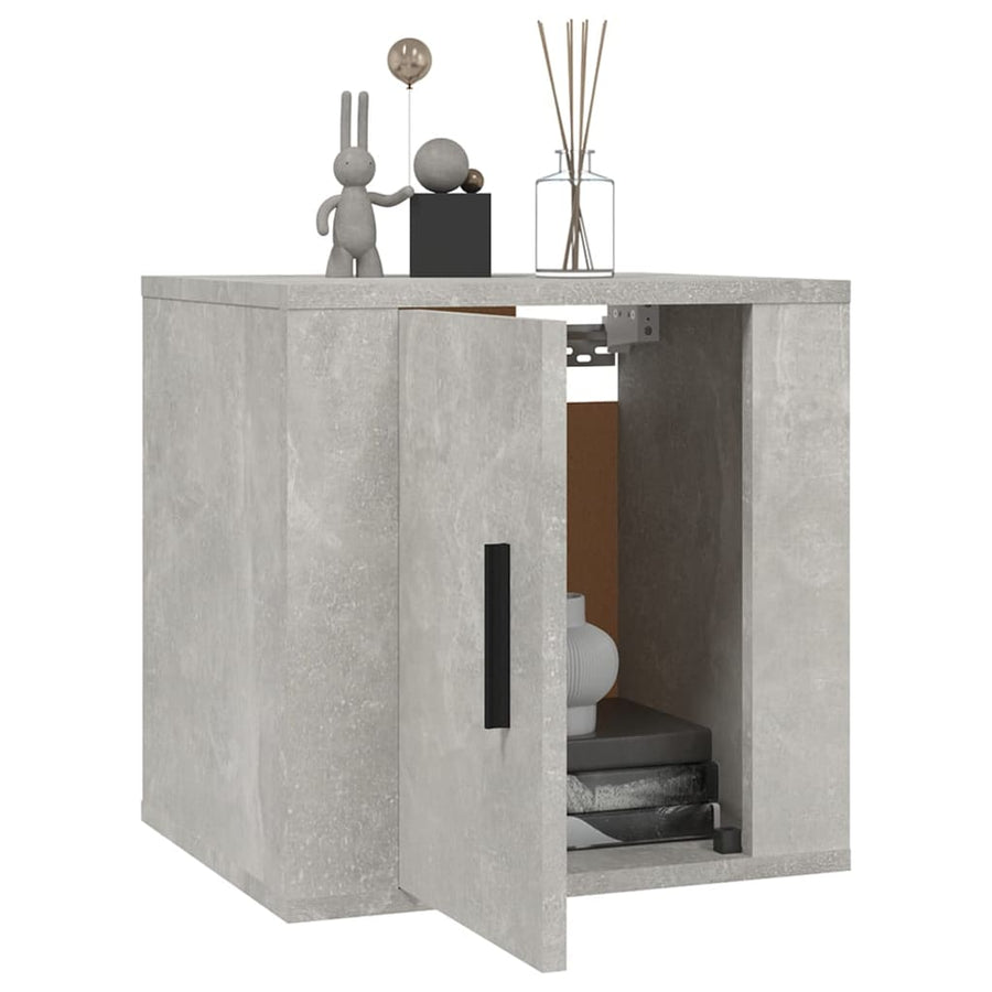 Tv-Wandmeubels 40X34,5X40 Cm 2 40 x 34.5 x 40 cm Betongrijs
