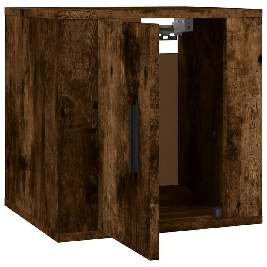 Tv-Wandmeubel 40X34,5X40 Cm Kleurig 1 40 x 34.5 x 40 cm Gerookt eiken