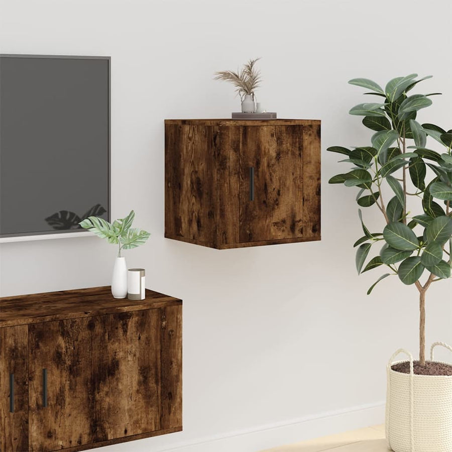 Tv-Wandmeubels 40X34,5X40 Cm Kleurig 2 40 x 34.5 x 40 cm Gerookt eiken