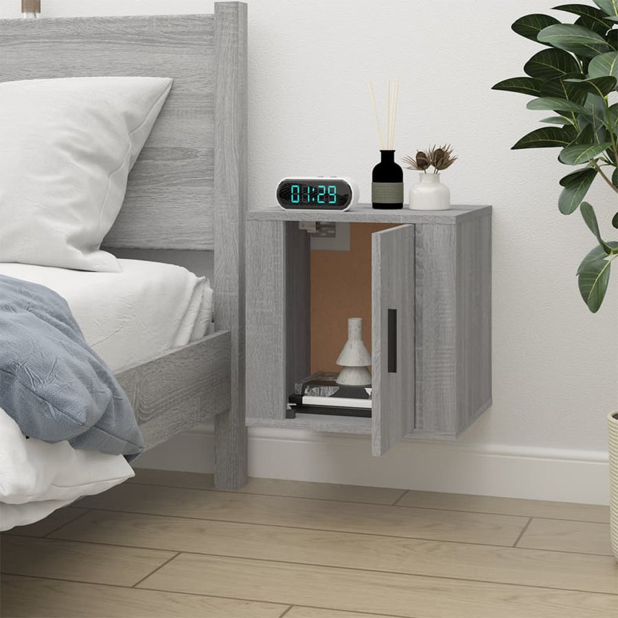 Tv-Wandmeubel 40X34,5X40 Cm Eikenkleurig 1 40 x 34.5 x 40 cm Grijs sonoma