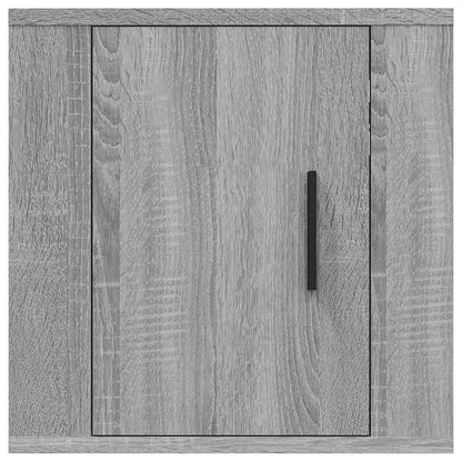 Tv-Wandmeubel 40X34,5X40 Cm Eikenkleurig 1 40 x 34.5 x 40 cm Grijs sonoma