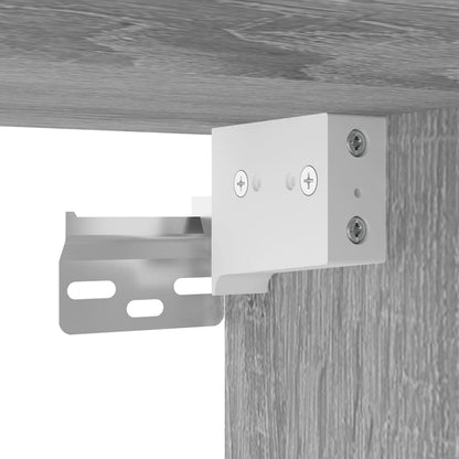 Tv-Wandmeubel 40X34,5X40 Cm Eikenkleurig 1 40 x 34.5 x 40 cm Grijs sonoma