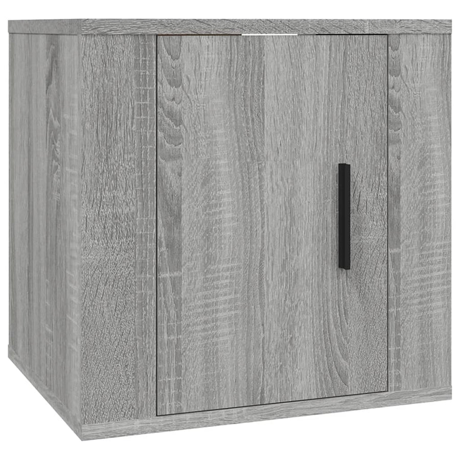 Tv-Wandmeubels 40X34,5X40 Cm Eikenkleurig 2 40 x 34.5 x 40 cm Grijs sonoma