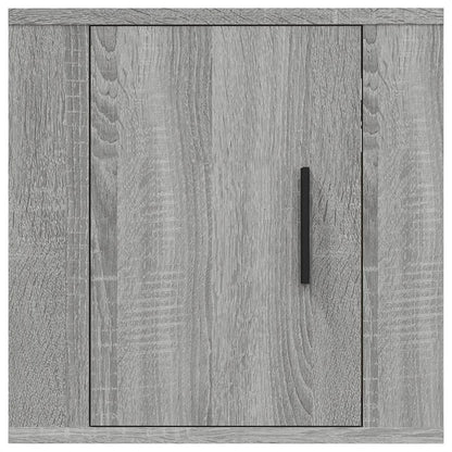 Tv-Wandmeubels 40X34,5X40 Cm Eikenkleurig 2 40 x 34.5 x 40 cm Grijs sonoma
