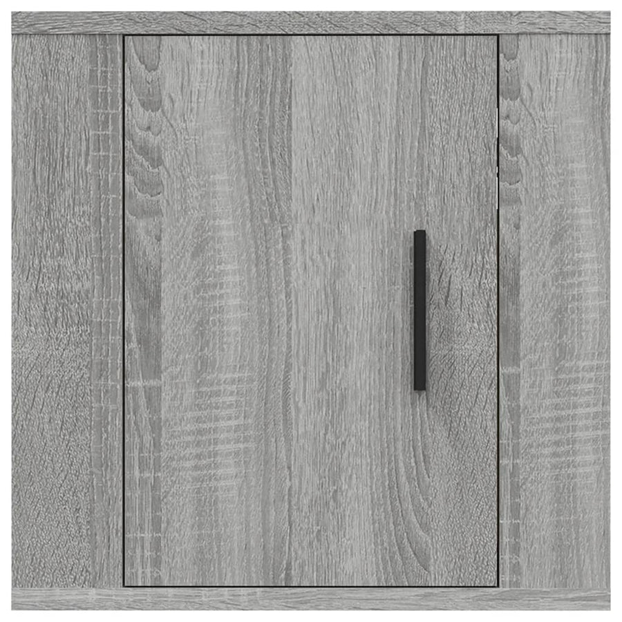Tv-Wandmeubels 40X34,5X40 Cm Eikenkleurig 2 40 x 34.5 x 40 cm Grijs sonoma