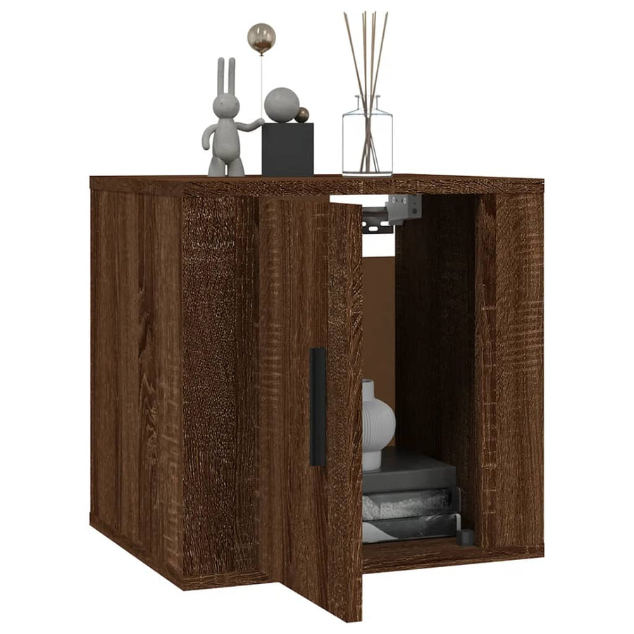 Tv-Wandmeubels 40X34,5X40 Cm 2 40 x 34.5 x 40 cm bruin eikenkleur