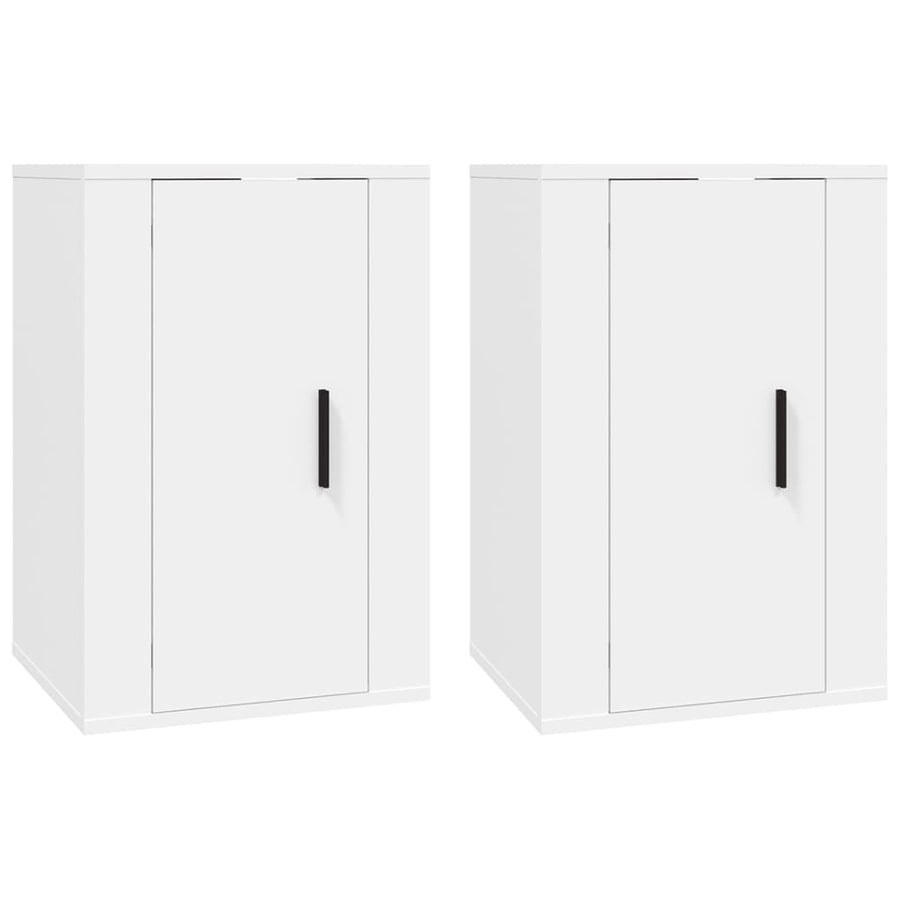 Tv-Wandmeubels 40X34,5X60 Cm 2 40 x 34.5 x 60 cm Wit