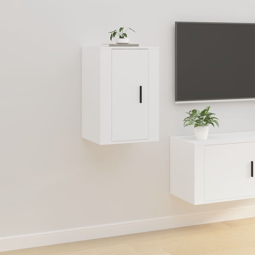 Tv-Wandmeubels 40X34,5X60 Cm 2 40 x 34.5 x 60 cm Wit
