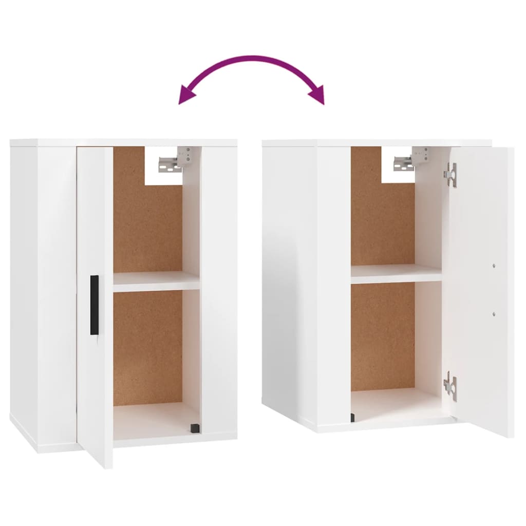 Tv-Wandmeubels 40X34,5X60 Cm 2 40 x 34.5 x 60 cm Wit