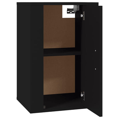 Tv-Wandmeubel 40X34,5X60 Cm 1 40 x 34.5 x 60 cm Zwart