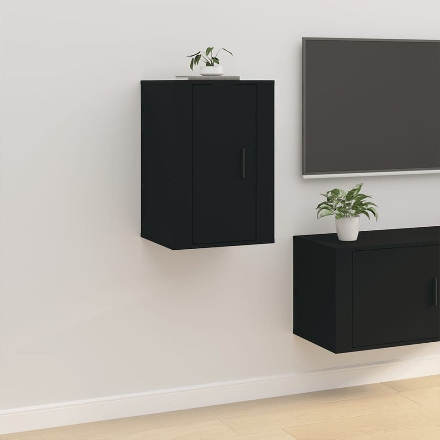 Tv-Wandmeubels 40X34,5X60 Cm 2 40 x 34.5 x 60 cm Zwart