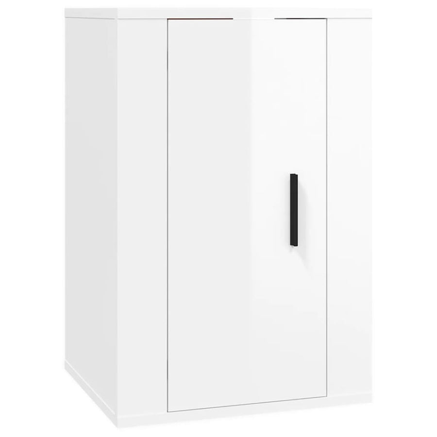 Tv-Wandmeubel 40X34,5X60 Cm 1 40 x 34.5 x 60 cm Hoogglans wit