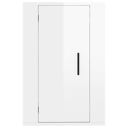 Tv-Wandmeubel 40X34,5X60 Cm 1 40 x 34.5 x 60 cm Hoogglans wit