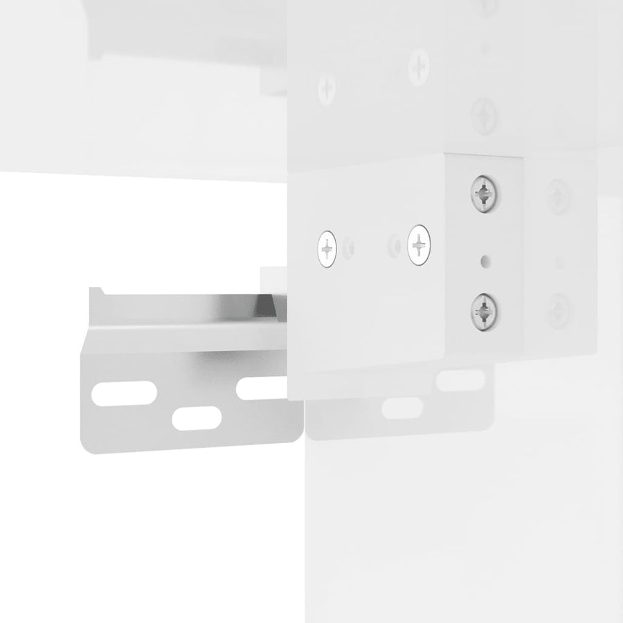 Tv-Wandmeubel 40X34,5X60 Cm 1 40 x 34.5 x 60 cm Hoogglans wit