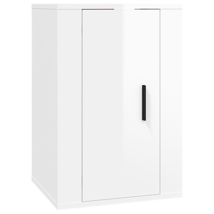 Tv-Wandmeubels 40X34,5X60 Cm 2 40 x 34.5 x 60 cm Hoogglans wit