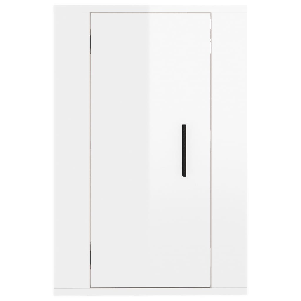 Tv-Wandmeubels 40X34,5X60 Cm 2 40 x 34.5 x 60 cm Hoogglans wit