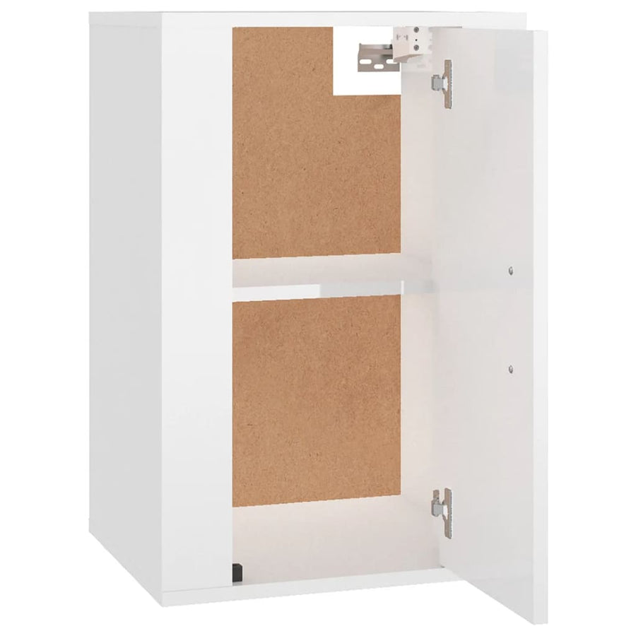 Tv-Wandmeubels 40X34,5X60 Cm 2 40 x 34.5 x 60 cm Hoogglans wit