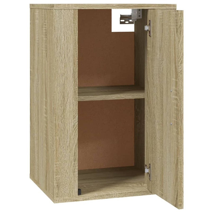 Tv-Wandmeubel 40X34,5X60 Cm Kleurig 1 40 x 34.5 x 60 cm Sonoma eiken