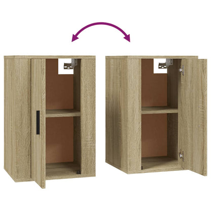 Tv-Wandmeubel 40X34,5X60 Cm Kleurig 1 40 x 34.5 x 60 cm Sonoma eiken