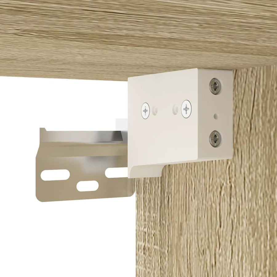 Tv-Wandmeubel 40X34,5X60 Cm Kleurig 1 40 x 34.5 x 60 cm Sonoma eiken