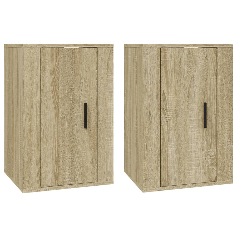 Tv-Wandmeubels 40X34,5X60 Cm Kleurig 2 40 x 34.5 x 60 cm Sonoma eiken