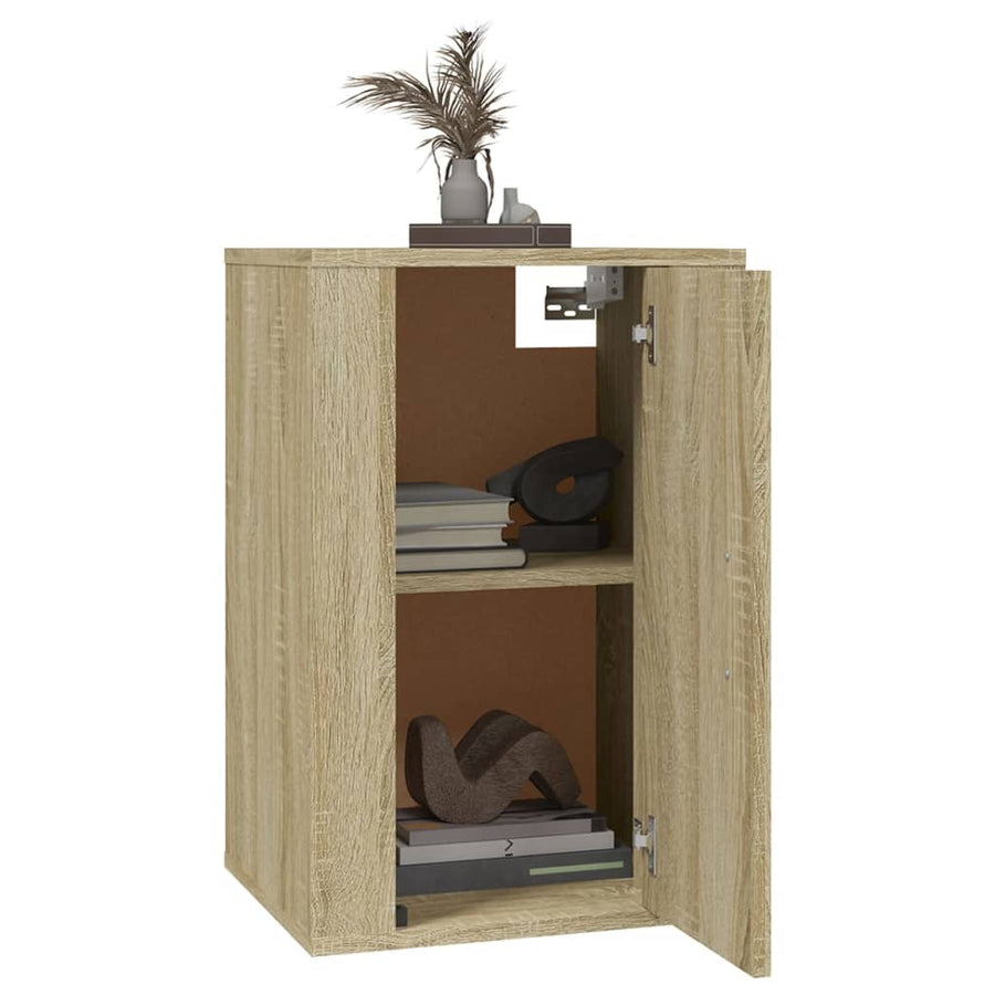 Tv-Wandmeubels 40X34,5X60 Cm Kleurig 2 40 x 34.5 x 60 cm Sonoma eiken