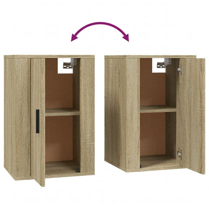 Tv-Wandmeubels 40X34,5X60 Cm Kleurig 2 40 x 34.5 x 60 cm Sonoma eiken