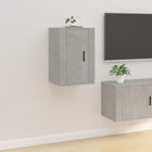 Tv-Wandmeubel 40X34,5X60 Cm 1 40 x 34.5 x 60 cm Betongrijs