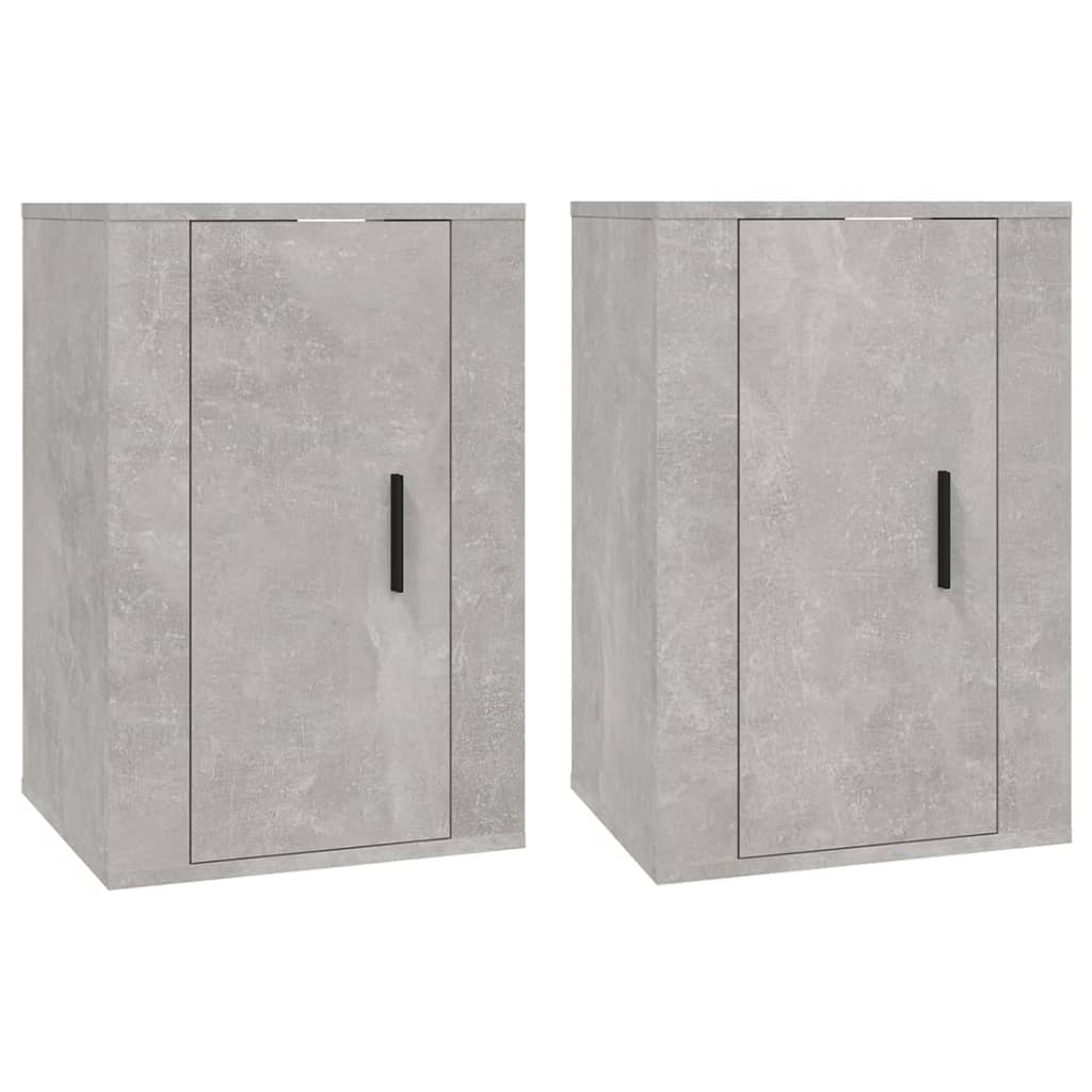 Tv-Wandmeubels 40X34,5X60 Cm 2 40 x 34.5 x 60 cm Betongrijs
