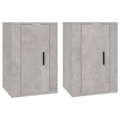 Tv-Wandmeubels 40X34,5X60 Cm 2 40 x 34.5 x 60 cm Betongrijs
