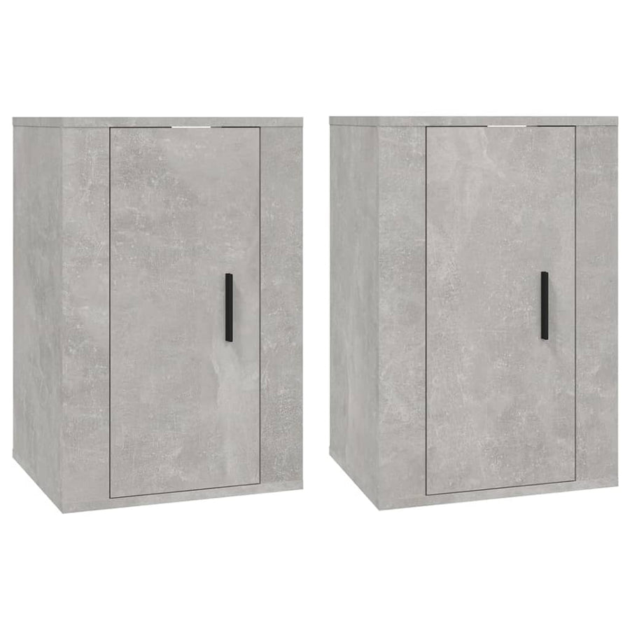 Tv-Wandmeubels 40X34,5X60 Cm 2 40 x 34.5 x 60 cm Betongrijs