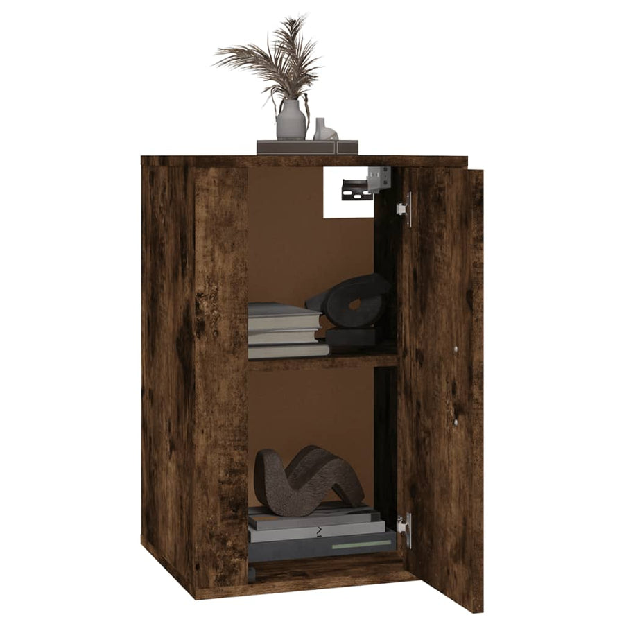 Tv-Wandmeubel 40X34,5X60 Cm Kleurig 1 40 x 34.5 x 60 cm Gerookt eiken
