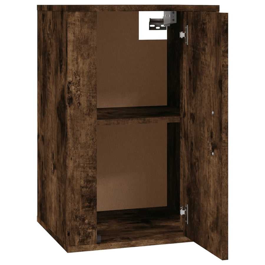 Tv-Wandmeubel 40X34,5X60 Cm Kleurig 1 40 x 34.5 x 60 cm Gerookt eiken