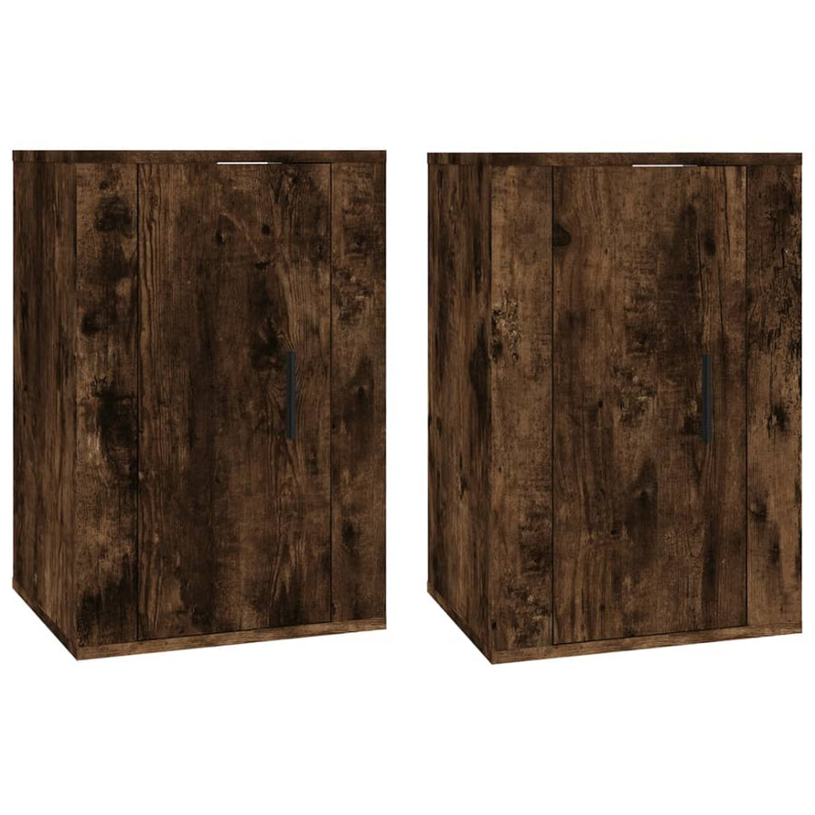 Tv-Wandmeubels 40X34,5X60 Cm Kleurig 2 40 x 34.5 x 60 cm Gerookt eiken