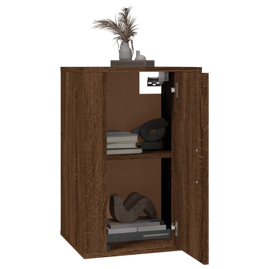 Tv-Wandmeubel 40X34,5X60 Cm Bruin Eikenkleur 1 40 x 34.5 x 60 cm Bruineiken