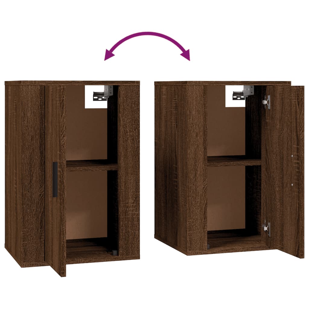Tv-Wandmeubel 40X34,5X60 Cm Bruin Eikenkleur 1 40 x 34.5 x 60 cm Bruineiken