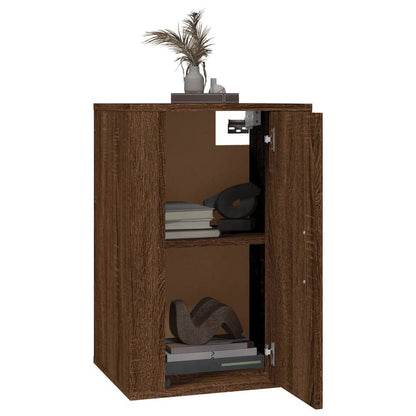 Tv-Wandmeubels 40X34,5X60 Cm 2 40 x 34.5 x 60 cm bruin eikenkleur