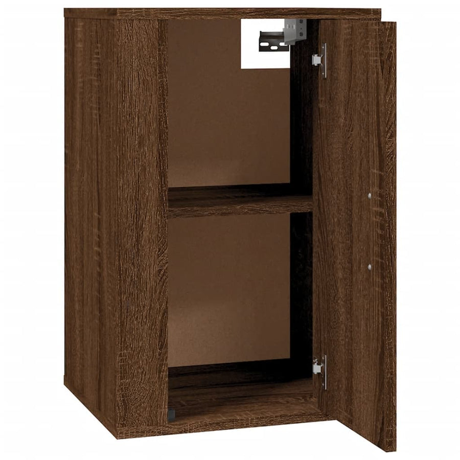 Tv-Wandmeubels 40X34,5X60 Cm 2 40 x 34.5 x 60 cm bruin eikenkleur