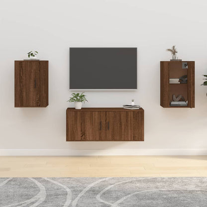 Tv-Wandmeubels 40X34,5X60 Cm 2 40 x 34.5 x 60 cm bruin eikenkleur