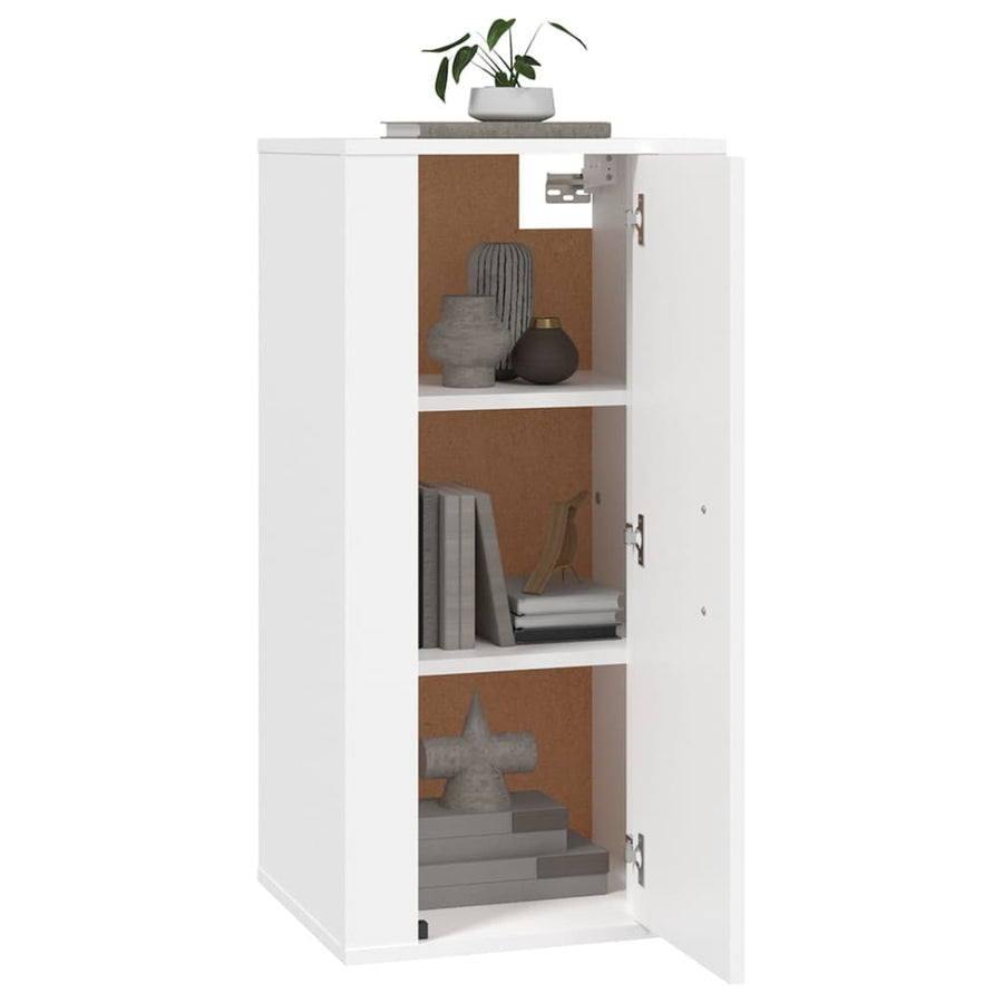 Tv-Wandmeubel 40X34,5X80 Cm 1 40 x 34.5 x 80 cm Wit