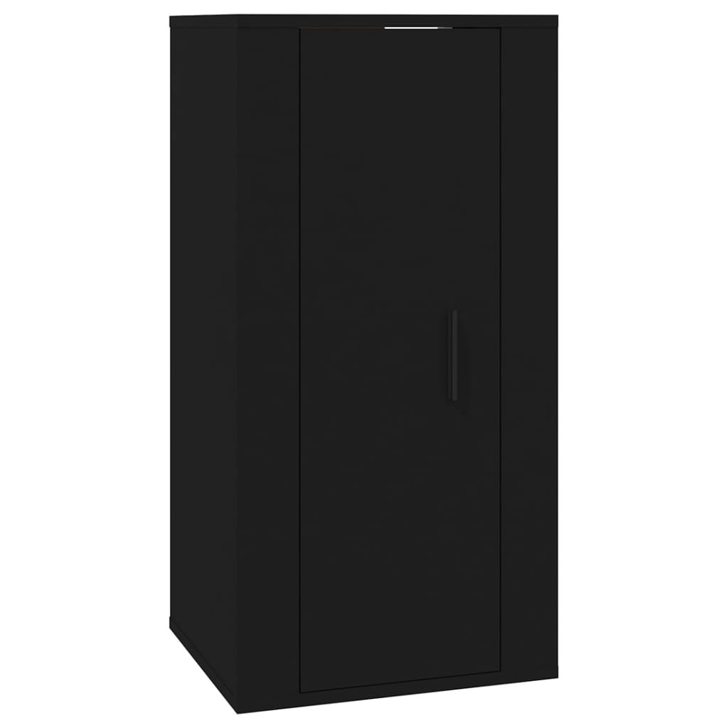 Tv-Wandmeubel 40X34,5X80 Cm 1 40 x 34.5 x 80 cm Zwart