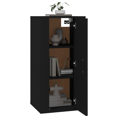 Tv-Wandmeubel 40X34,5X80 Cm 1 40 x 34.5 x 80 cm Zwart