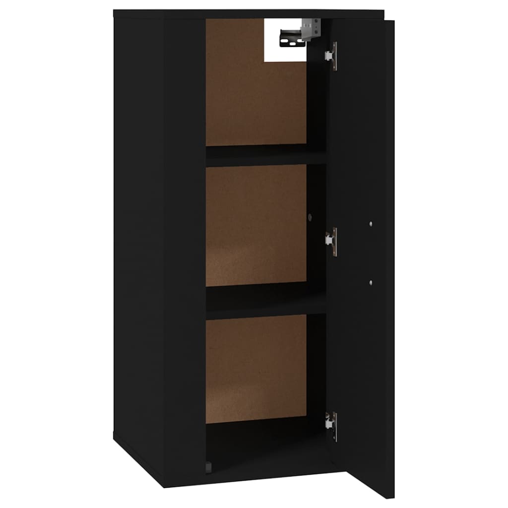 Tv-Wandmeubel 40X34,5X80 Cm 1 40 x 34.5 x 80 cm Zwart