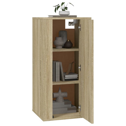 Tv-wandmeubel 40x34,5x80 cm sonoma eikenkleurig