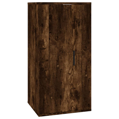 Tv-Wandmeubel 40X34,5X80 Cm Kleurig 1 40 x 34.5 x 80 cm Gerookt eiken