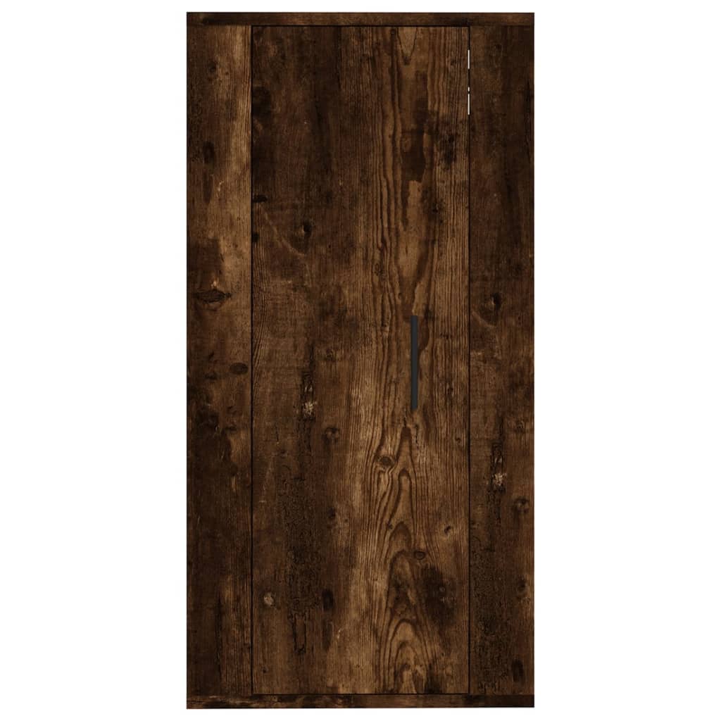 Tv-Wandmeubel 40X34,5X80 Cm Kleurig 1 40 x 34.5 x 80 cm Gerookt eiken